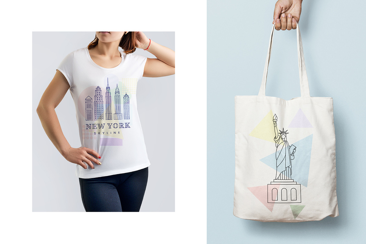 New York City - Skyline, an Outline Icon by Uniko Studio (Photo 5 of 5)