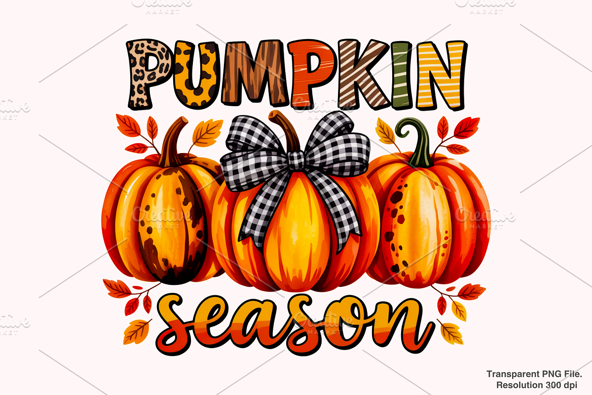 Pumpkin season png, Halloween PNG, a Graphic by Clipart Bloom (Photo 1 of 2)