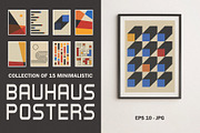 Set of 15 Simple Geometric Posters, an Object Graphic by Kokoshka (Thumbnail 1 of 9)
