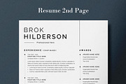 Modern Resume/CV Template, a Resume Template by Proper_media (Thumbnail 4 of 6)
