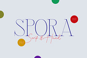 Spora Font Duo, a Serif Font by vuuuds (Thumbnail 1 of 14)