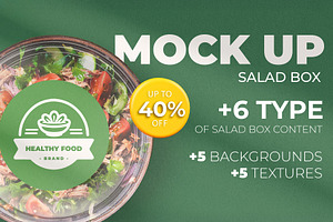Salad Box Mock up Collection