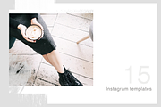 MINIMAL 15 instagram templates, a Social Media Template by Kristina Dubnovitskaya (Thumbnail 4 of 8)
