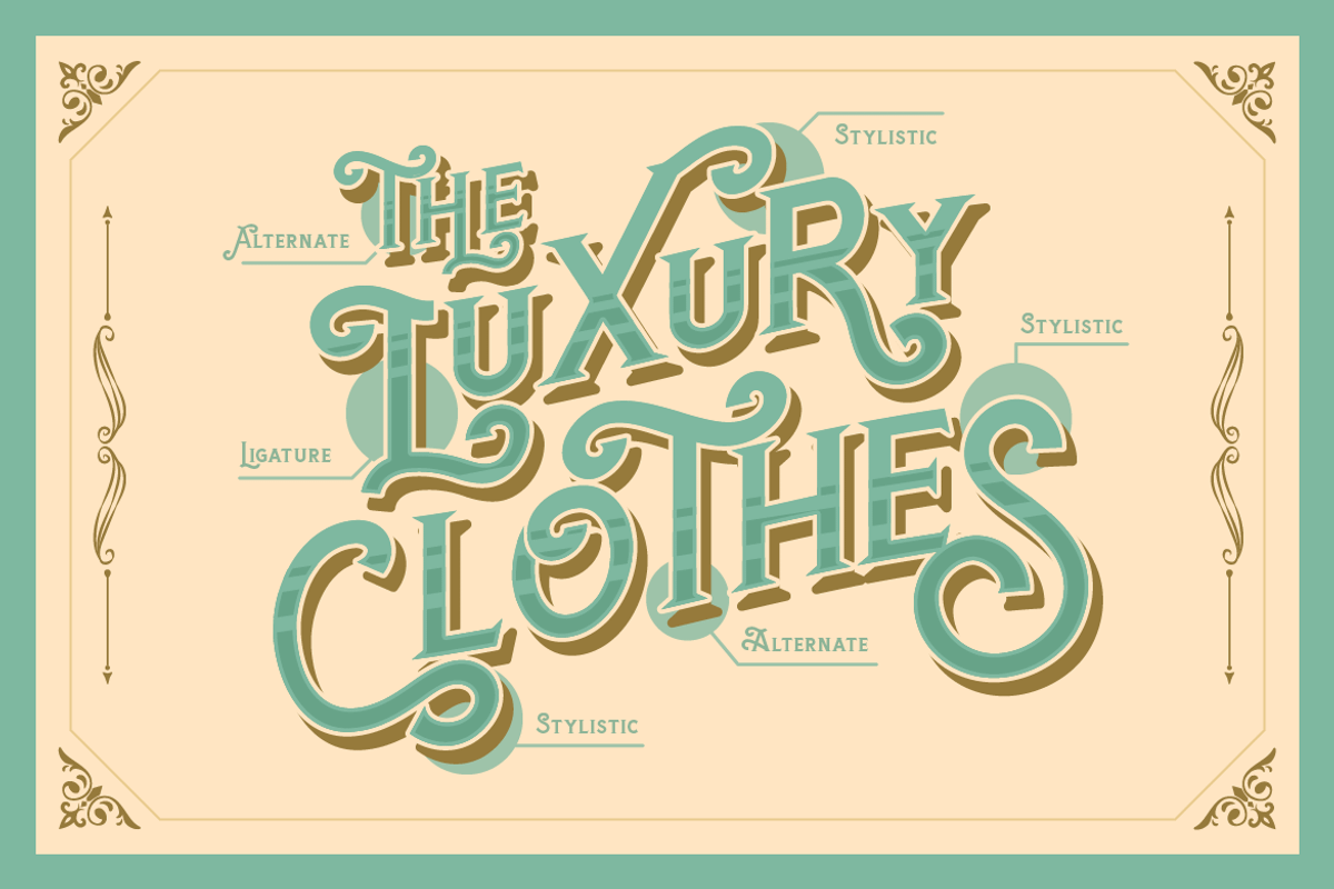 Lettichossa, a Serif Font by kerismaker (Photo 3 of 12)