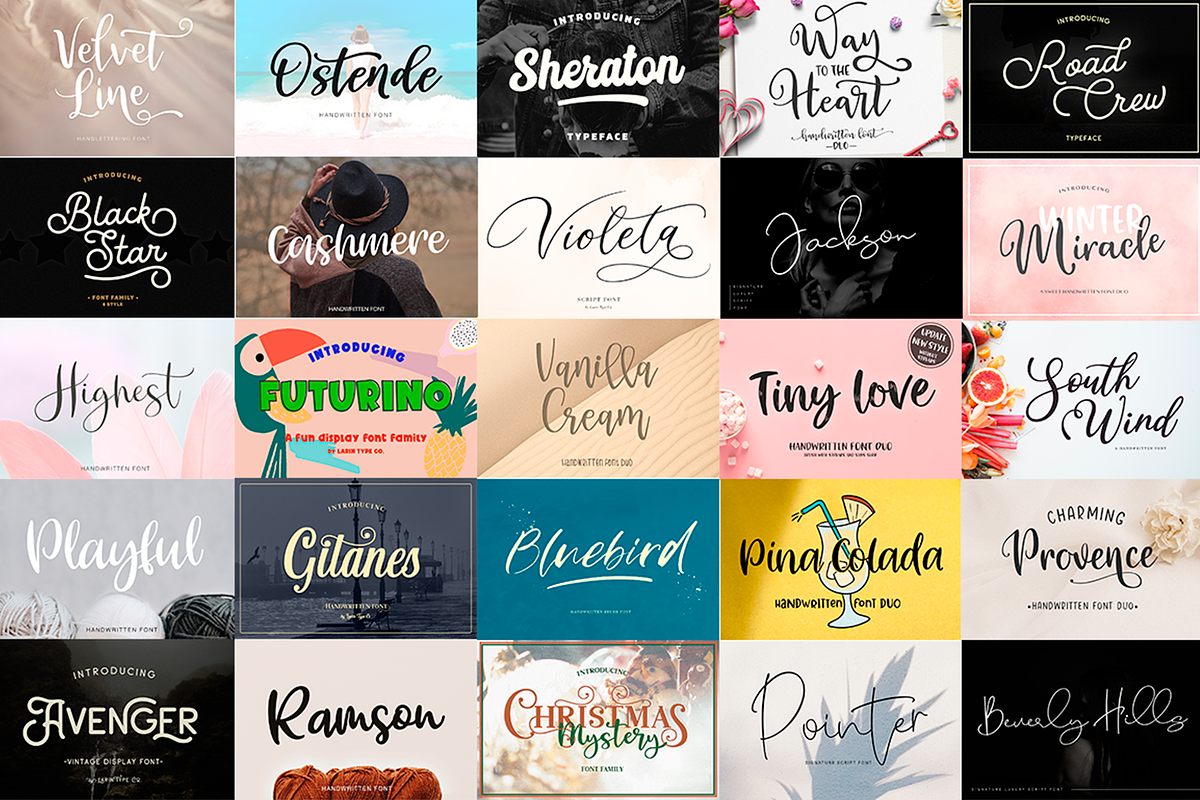 Exclusive Font Bundle, a Sans Serif Font by Larin Type Co. (Photo 11 of 15)