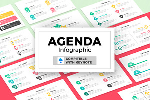 Agenda infographic Keynote, a Templates & Theme by Mighty-Slide
