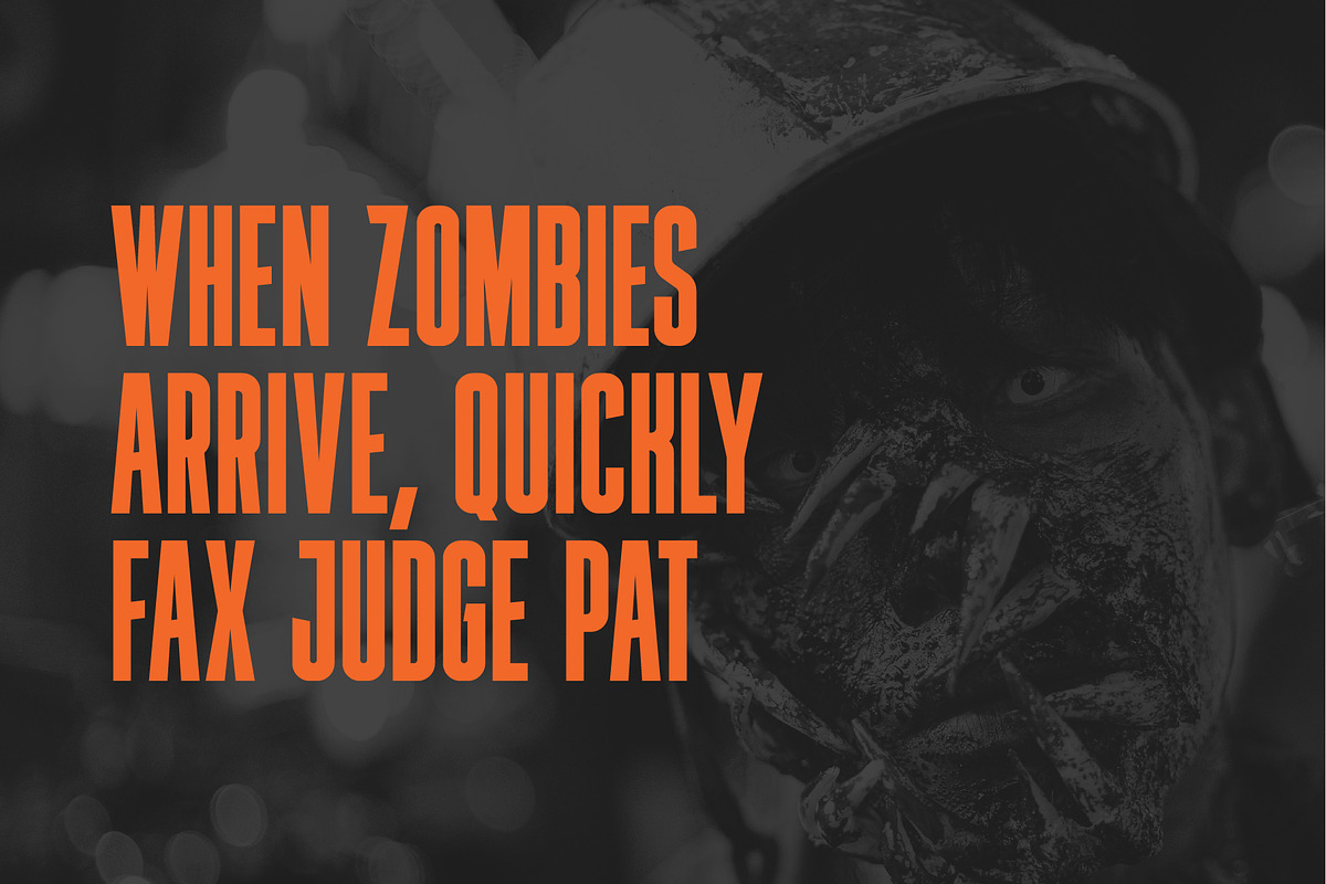 Extra Condensed Bold Display Font, a Sans Serif Font by BfredDesign (Photo 4 of 5)