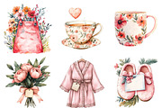 Blush Pink Mother's Day Clipart, an Illustration by Watercolor design (Thumbnail 5 of 10)