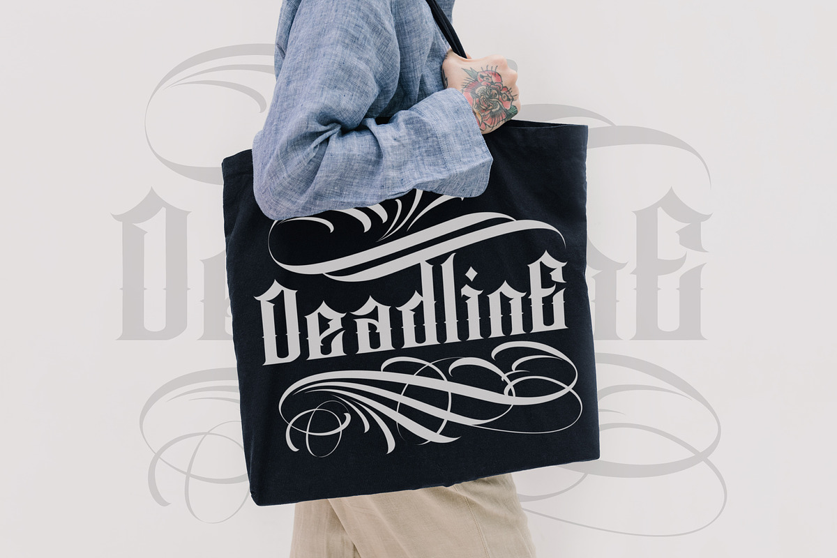 Red Royale – Blackletter Fonts, a Blackletter Font by Prioritype Co (Photo 8 of 10)