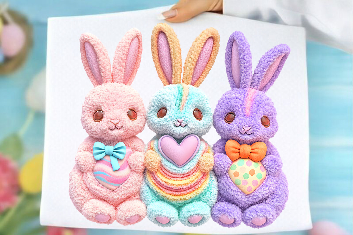 Crochet Latch Hook Easter Bunny PNG, an Illustration by SinaCreation (Photo 1 of 7)