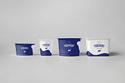 Yoghurt Cup Mock-up, a Packaging Mockup by zippypixelstudio (Thumbnail 2 of 9)