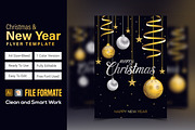 Christmas & New Year Flyer Template, a Flyer Template by zahidhossainalif (Thumbnail 1 of 5)