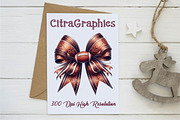 Watercolor Football Bow Clipart, a Graphic by CitraGraphics (Thumbnail 2 of 6)