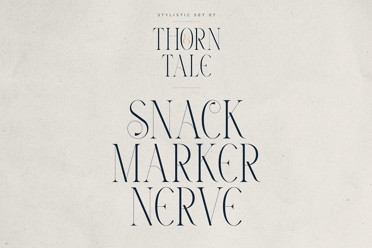 Thorn & Tale – A Refined Serif Font, a Serif Font by VP Fonts (Photo 21 of 30)