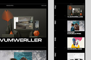 Marvo — Portfolio Figma Template, a Landing Page Template by Spartak Vee (Thumbnail 3 of 8)