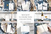 Card Mockup 5x7 5x3.5 3 Cards BGW 8e, an Advertising Mockup by PawMockups (Thumbnail 8 of 11)