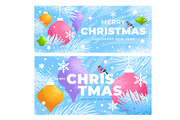 Christmas And New Year Templates Set, a Card Template by Vector beauty (Thumbnail 2 of 5)