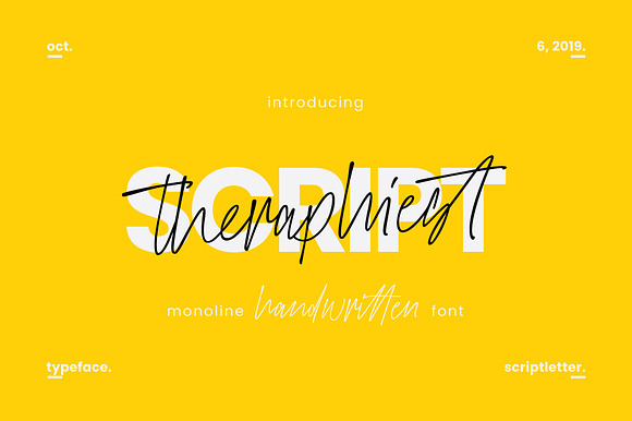 Theraphiest Font preview 8
