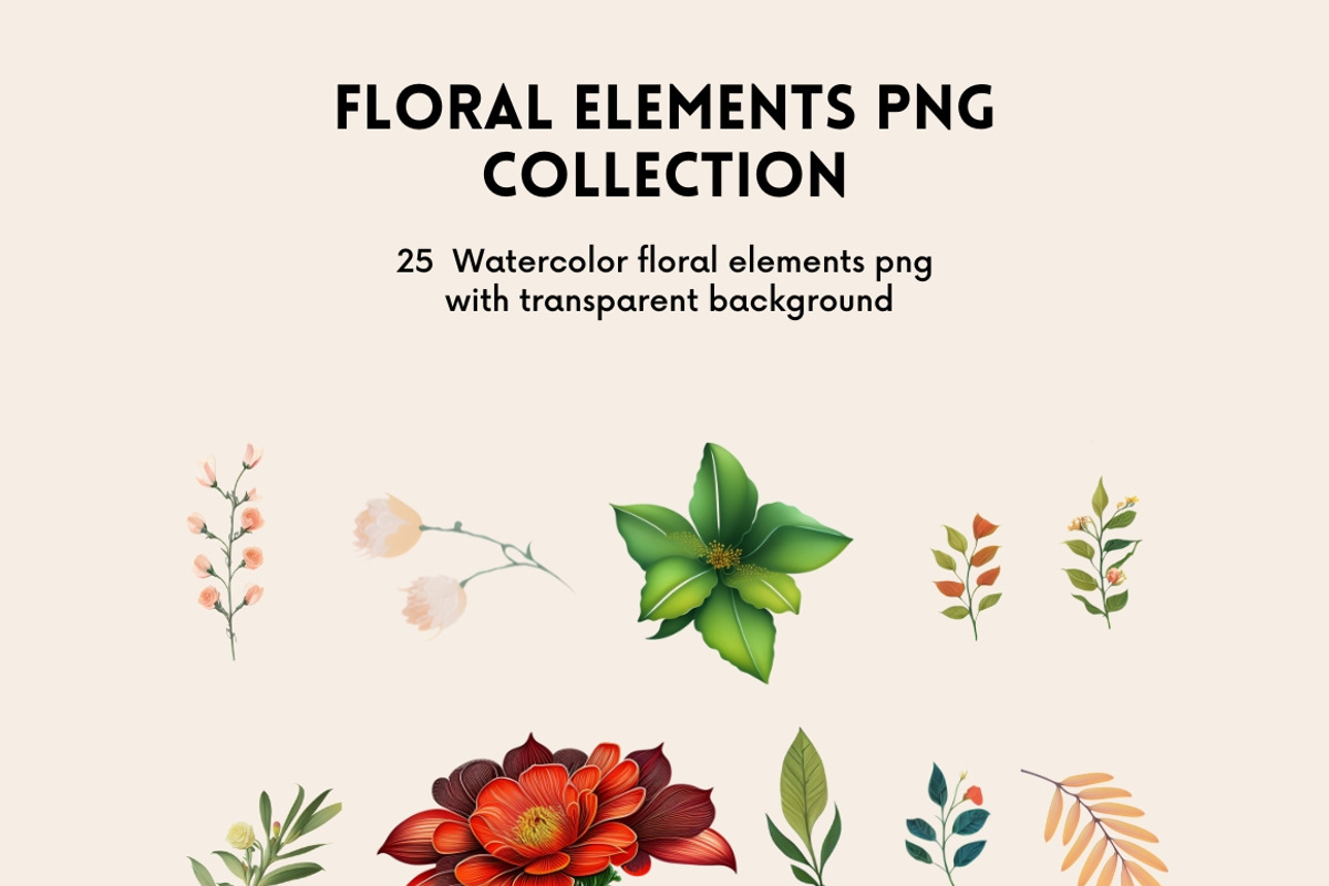 183+ Flowers & Elements Collection, an Illustration by AN Productions (Photo 3 of 17)
