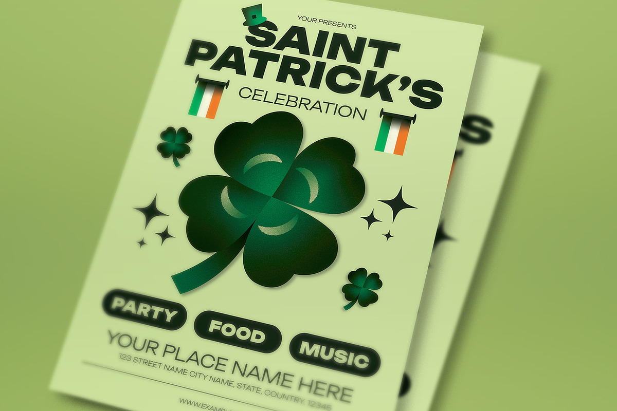 Saint Patrick's Day Flyer Set, a Flyer Template by graphicook (Photo 2 of 3)