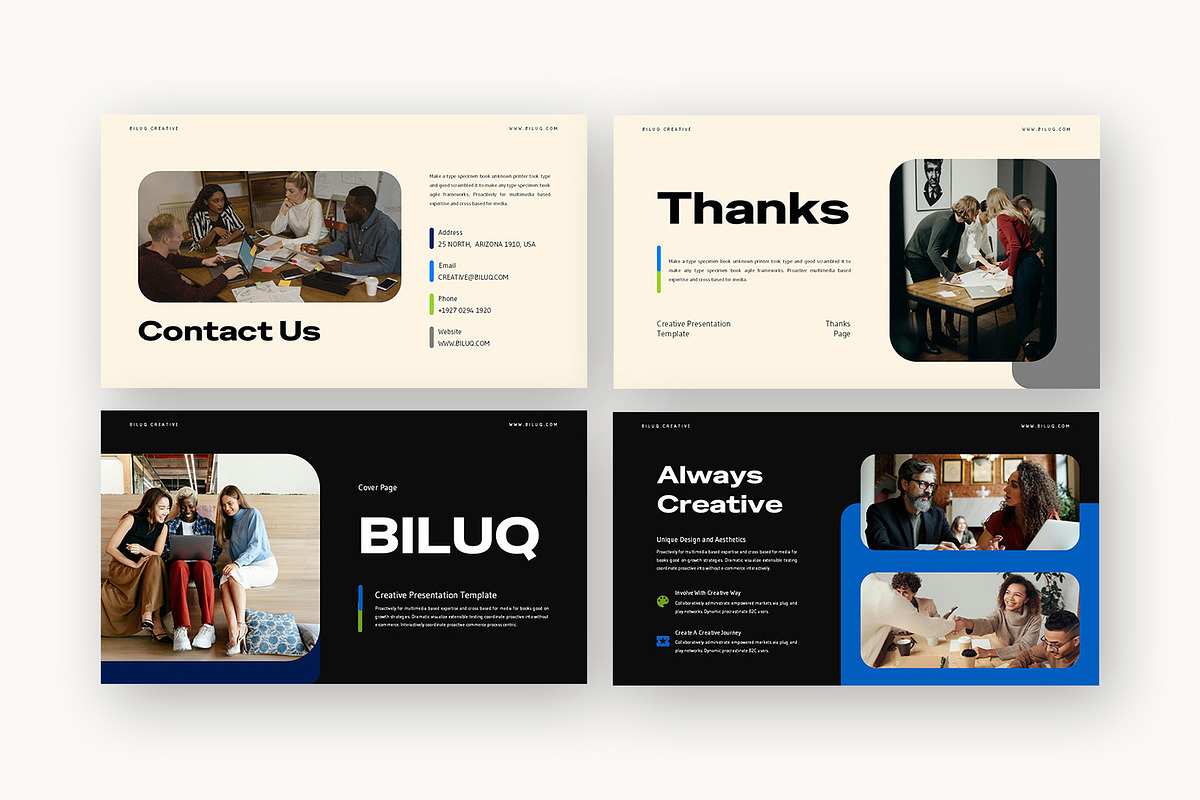 Biluq : Creative Biz Keynote, a Presentation Template by Punkl Camp (Photo 9 of 16)