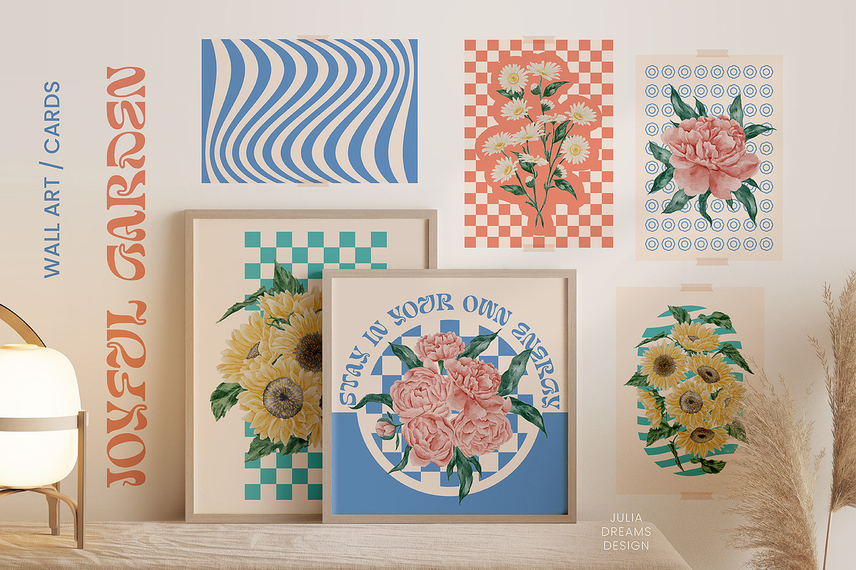 Joyful Garden Collection, a Texture Illustration by Julia Dreams (Photo 3 of 6)