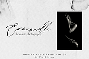 Balzak // Organic Calligraphy, a Script Font by PeachCreme (Thumbnail 4 of 12)