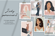 Ladypreneur 2 Illustration Set, a Work Illustration by Irena Art (Thumbnail 1 of 12)