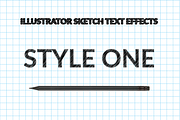 Illustrator Sketch Text Effects, a Layer Style Add-On by Carlos Fernando (Thumbnail 6 of 15)