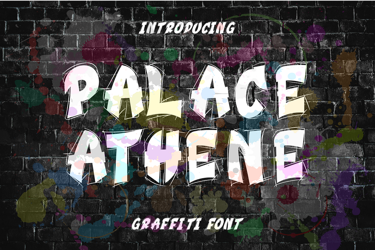 Palace Athene - Sketch Font, a Sans Serif Font by 177Studio (Photo 1 of 7)