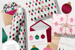 Fancy Colorful Christmas Set