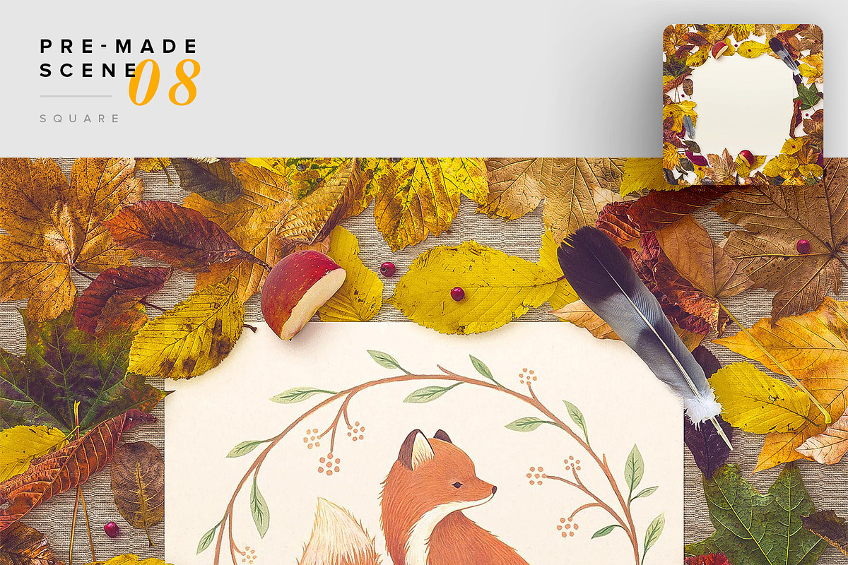 Fall & Autumn Custom Scene Creator, a Product Mockup by Custom Scene (Photo 18 of 22)