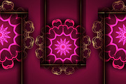 Mandala Oriental Floral art Bundle, a Background Graphic by NJ Himel (Thumbnail 85 of 97)