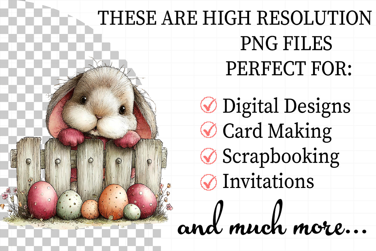 Whimsical Easter Eggs Fence Clipart, an Illustration by Daily.Designs (Photo 2 of 7)