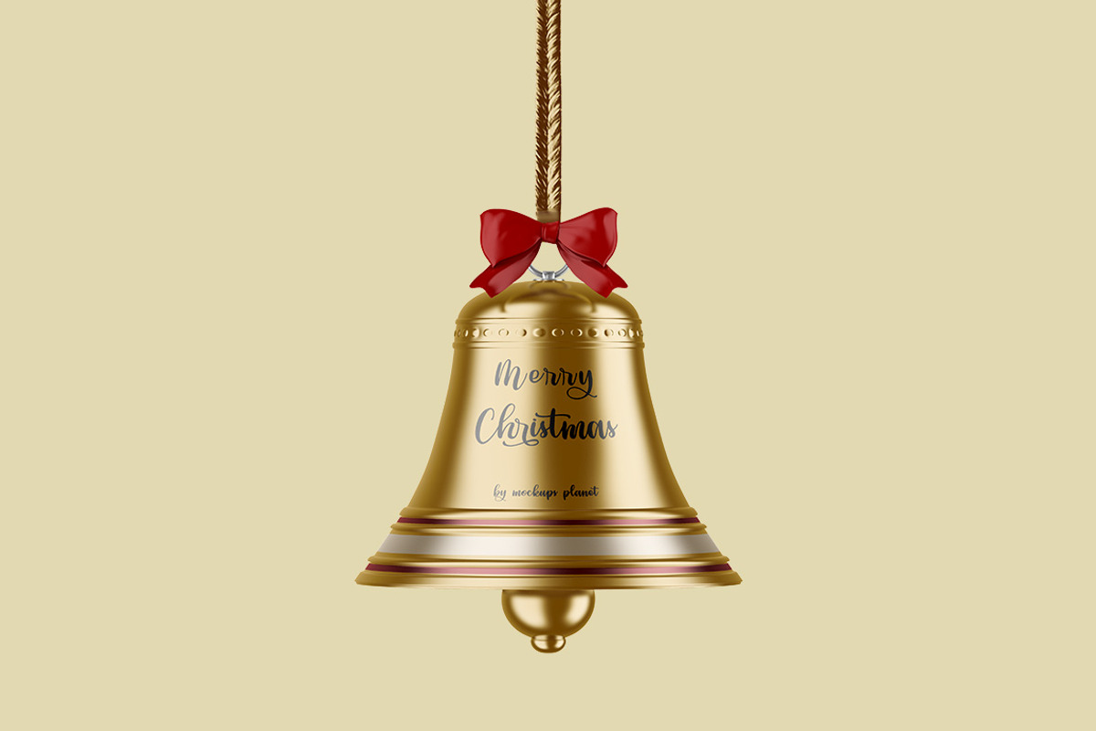 Christmas Bell Mockup, a Mockup by Mockups Planet (Photo 2 of 2)