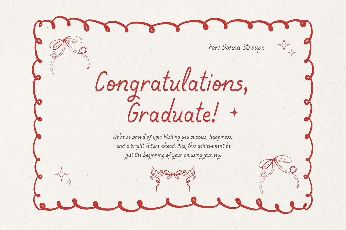 Little Magnolia - A Handwritten Font, a Handwritten Font by Ainun Jinan (Photo 4 of 9)