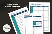 Work From Home Planner, a Print Template by Elegant_Studio44 (Thumbnail 1 of 6)