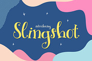 Slingshot Font, a Font by Salt & Pepper Designs (Thumbnail 1 of 7)