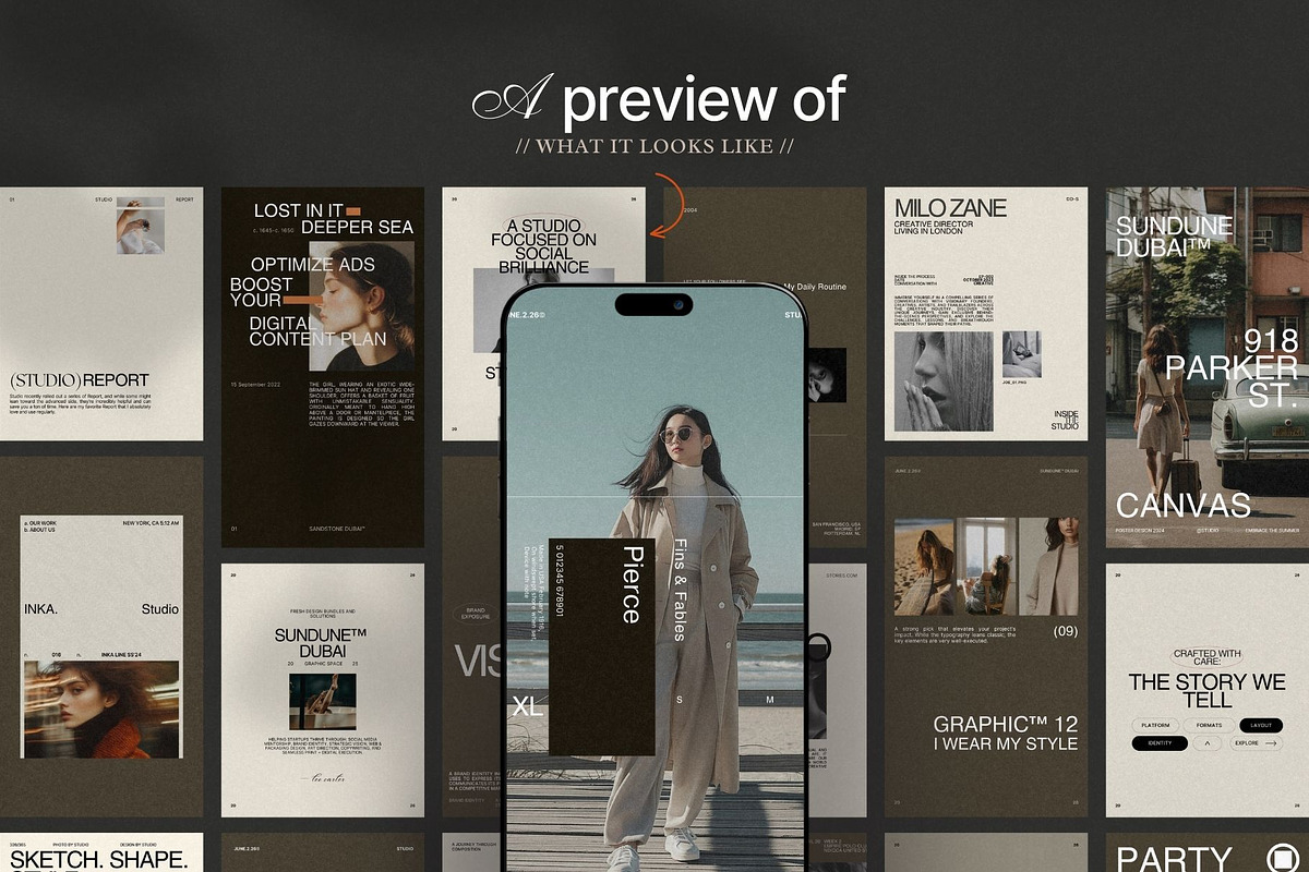 Luxury Canva Social Media Pack, a Social Media Template by Pixel Grid (Photo 3 of 9)