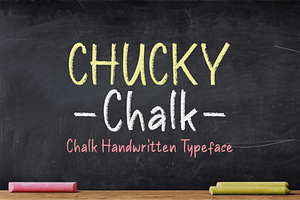 Chucky Chalk / Chalky Handwriting, a Handwritten Font by Java pep