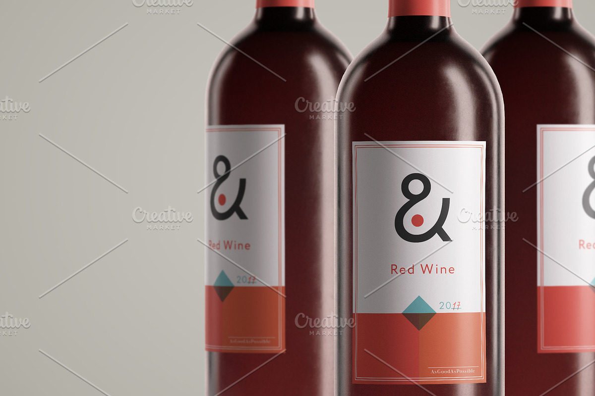 Wine Mockup Bundle, a Packaging Mockup by As Good As Possible (Photo 10 of 14)