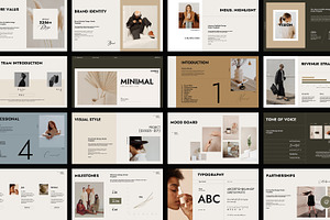Minimal Presentation Template, a Presentation Template by slidestock55