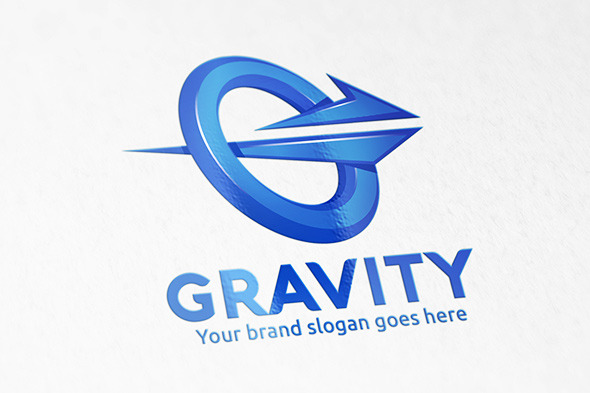 Gravity Letter G Logo, a Branding & Logo Template by WheelieMonkey