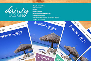 4 Colour Variations - Travel Mailer