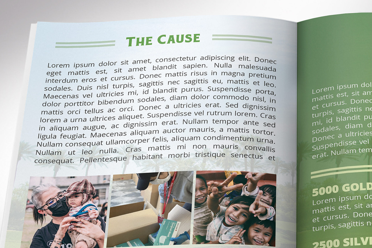 Golf Tournament Bi-fold Brochure, a Brochure Template by Four C Graphic (Photo 7 of 10)