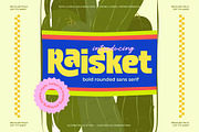 Raisket – Bold Rounded Sans Serif, a Sans Serif Font by timelesstype.co (Thumbnail 1 of 15)