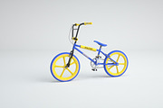 1980s Raleigh Burner BMX Bicycle, a Cars & Vehicle 3D Model by 3DTreatment (Thumbnail 20 of 25)
