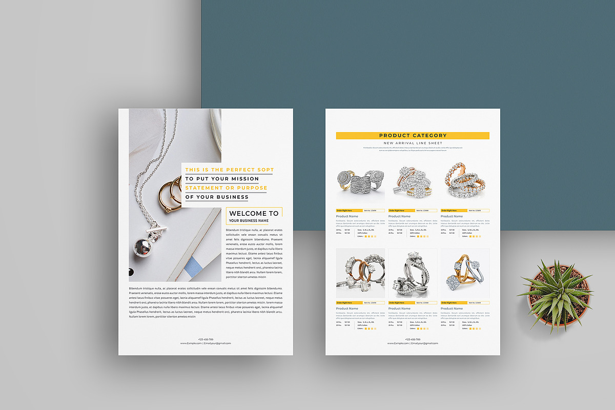 Line Sheet Bundle | Word & Indd, a Stationery Template by obayes (Photo 30 of 34)