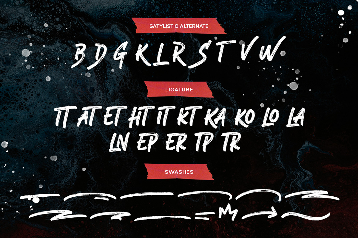 SatuKilo Brush Font, a Handwritten Font by themewarrior (Photo 8 of 9)