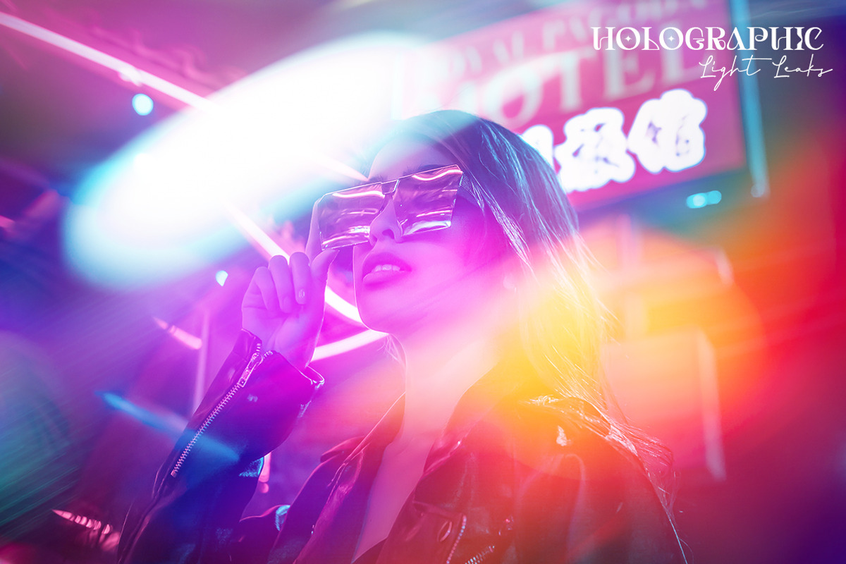 Holographic Light Leaks, a Texture Graphic by Julie&Taily (Photo 6 of 28)